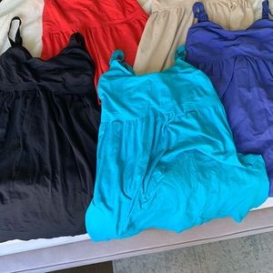 Bundle of 5!! Cantaloop Nursing tank/tunics